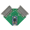 Miniatyrbillede 3 af 5: Joystick USB-adapter Kompakt Lav Latens Håndtag Konvertere Ekstern Board til RasPi til Mister FPGA til PC til SNES Håndtag Adapter