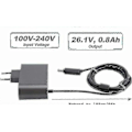 Miniatyrbillede 3 af 3: Oplader til V10 V11 V12 V15 Støvsuger Adapter, Grå