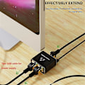Miniatyrbilde 3 av 5: Ethernet-splitter 1 inn 2 utganger Høy hastighet 1000 Mbps RJ45 splitteradapter for Cat5/5E/6/7/8 kabel R