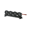 Miniatyrbilde 1 av 5: LED Lyslist Taklampe Lys For Axial Scx24 Fcx24 Jimny D12 Mini 1/18 1/24 RC Crawler Bil, 2
