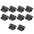 Miniatyrbillede 1 af 5: 10 stk. til Model 3 Front Bagagerum Bil Plastspænde Front Hjelm Boks Spænde Klips 1472872-00-C