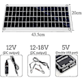 Miniatyrbillede 4 af 5: 300w 12v Solpanel Kit Batterioplader 300 Watt 12 Volt Off Grid System Med 10a-60a Controller-hy