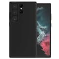 Tunt Galaxy S23 Ultra -silikonikuori, musta