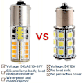 Miniatyrbild 4 av 5: Led-lampor 12v 3w, varm 3000k, S för , Rvs, bilar, utomhusbelysning, etc. (2-pack)