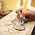 Miniatyrbillede 2 af 5: Belita Amy Træbrænder Justerbar Temperatur Digital Display Pyrografi Dobbelt Pen Brændende Maskine Go