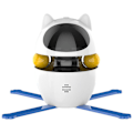 Miniatyrbild 2 av 5: 3-i-1 Interaktiva Katt Leksaker för Innekatter Vuxna - Uppgradering USB Laddningsbar Automatisk Kattfjäder