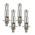 4 st H1 LED-strålkastare Dimljus Körljus 6000k Supervitt 200w