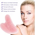 Miniatyrbilde 5 av 5: Gua Sha Massasjeverktøy Rose Quartz Jade Guasha Ansiktsverktøy, Gua-sha Stein For Nakke Kropp Spa Akupressur Skraping