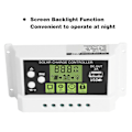 Pikkukuva 5 / 5: PWM Älykäs Aurinkolataussäädin LCD-näytöllä USB-ulostulolla 12V 24V 10A (KYZ-20A)