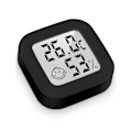 Miniatyrbillede 1 af 5: Mini Højpræcisions Digitalt Indendørs Hygrometer Termometer, (4.4cm*4.4cm, Sort, 1 Styk)