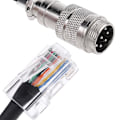 Miniatyrbillede 4 af 5: 8-polet til RJ-45 Modular Stik Mikrofonkabel Adapter til Yaesu Mikrofon MD-200 MD-100 M-1 M-100 FT-450 FT-900 FT-991