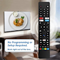 Miniatyrbilde 5 av 5: -C3250 Stemmefjernkontroll for -32CA690 -32CA790 -40CA890 -43CA890 -50CA890 for PL55UHDG 4K HD TV