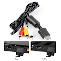 Pikkukuva 2 / 5: RCA AV-ääni- ja videokaapeli TV:lle Playstation PS1 PS2 PS3 1,8 m adapteri