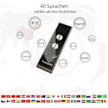 Miniatyrbillede 4 af 5: 2024 Ny 40-sprogs Oversætter, Integreret Euro-konverter, Batteri, Sort