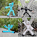 Miniatyrbild 2 av 4: Äkta Boxade Stikbot Robot Stickbots Stop Motion Animation Höst Nya Färger