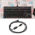 Miniatyrbillede 5 af 5: Blødt og Holdbart Tastaturkabel Udskiftning til Gpro X Tastatur 2,5 Meter