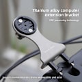 Pikkukuva 2 / 5: Tyyppi A GUB Ti 700 Titaaniseoksesta valmistettu pyörätietokoneteline useimpiin polkupyöriin