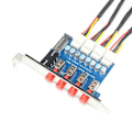 Miniatyrbild 2 av 4: HDD Strömbrytare Hårddiskväljare SATA Drive Switcher för Stationär PC Dator