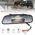 Miniatyrbild 2 av 5: 4,3-tums bil DVR Dash-kamera backspegelmonitor stöder 2-vägs videoinspelare Dash Cam LCD-skärm