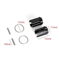 Miniatyrbilde 4 av 5: RC Bil Oppgradering Foran Rett Aksling Hylse Aksling Koppsett for 1/10 XV02/XM01/TT02 RC Bil Oppgraderingsdeler