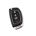 Miniatyrbillede 3 af 3: 2 stk. 4b Fjernbetjening Nøgle Etui & Blad Til Hyundai I10 I20 I30 I35 I40 Genesis