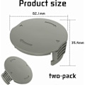 Miniatyrbillede 2 af 5: 2 stk. Udskiftningsspoledæksel F016F05320 til plæneklipper, kompatibel med Bosch Easygrasscut 23, Easygrasscut 26, Easygrasscut 18, 18-230, 18-260, 18-26