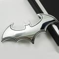 1 kpl Kromattu Metallimerkki Batman 3D Auton Peräluukun Tarra Logo Tarra Tarvikkeet (Hopea)