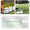 Miniatyrbild 2 av 5: Golf Putting Alignment Spegelövningshjälp Undervisningsutrustning Posthållare för Kontor inomhus Hem
