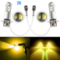 Pikkukuva 1 / 5: H3 100W Suurteho Cree Led 3000K Keltainen Sumuvalo Ajo Polttimo Drl