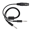 Pikkukuva 5 / 5: Airbus XLR - GA Dual Plug 5 Pin -kuulokemikrofonisovitinjohto, ilmailukuulokekaapeli