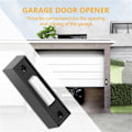 Miniatyrbillede 5 af 5: 2 stk. Universal Garageportåbner Kontakt 41A4166 Knap Sort Finish med Hvid