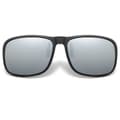 Flip-Up Sunglasses Clip-On Silver Mirror Lenses