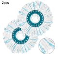 Miniatyrbilde 4 av 4: Komfortabelt sett med to mopphode-erstatninger for Leifheit Clean Disc Mop Ergo