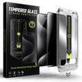 Privacy Tempered Glass Screen Protector for iPhone 16 - 9H Scratch Resistant, Easy, Bubble-Free Installation
