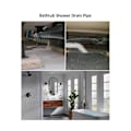 Miniatyrbilde 5 av 5: Lavprofil 1 1/2 P-lås Fleksibel Badekar Dusjavløpsrør Flat P-lås Frittstående Badekaravløp For Badekar