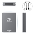 Miniatyrbild 1 av 5: CFexpress Typ B Kortläsare USB3.2 Gen2 10Gbps CFexpress Läsare Minneskortsadapter med /A Kabel