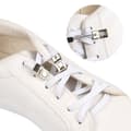 Elastic & No-Tie Shoelaces White
