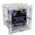 Miniatyrbild 1 av 5: ESP8266 DIY Elektronisk Kit Mini Klocka OLED Display Anslut med Shell DIY Lödprojekt