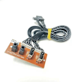 Miniatyrbild 3 av 5: Uxcell 2st Potentiometer Med Strömbrytare B100K Ohm Variabla Motstånd Enkelvarv Rotary Kolfilm Taper RV097NS