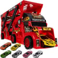 Toy Cars with Transporter - 7-piece