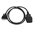 Pikkukuva 1 / 5: Pää OBD2 -kaapeli OBDII Testi Diagnostiikkaliitin Adapterikaapelin korvaus Launch CRP123 CRP129:lle