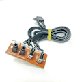 Miniatyrbild 5 av 5: Uxcell 2st Potentiometer Med Strömbrytare B100K Ohm Variabla Motstånd Enkelvarv Rotary Kolfilm Taper RV097NS