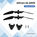 Miniatyrbillede 4 af 5: 2 stk. Xk A800.0006 Propel Foldeblade til Xk A800 Rc Fly Fastvinget Svævefly Opgradering Reservedele