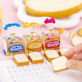 Miniatyrbild 5 av 5: 4-pack med suddgummin, långvariga suddgummin, mjukt suddgummi-kit, rostat bröd, pennvässare, suddgummi i gummi, för universell användning i skisser, lärarpriser