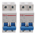 Miniatyrbild 1 av 4: 2x 2p 63a Dc400v Mcb Solenergi Fotovoltaisk (pv) Sol Dc Kretsbrytare
