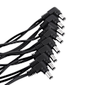 Pikkukuva 1 / 5: Daisy Chain -kaapeli 1-5 -suuntaan kitaraefektipedaalitarvike 9 V DC -adapteripistoke virtajohto