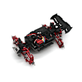 Miniatyrbild 5 av 5: 4 st Metalldelar för HBX 16889 16889A 16890 16890A SG1601 SG1602 1/16 RC Bil Uppgraderingsdelar Tillbehör,Re