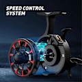 Pikkukuva 3 / 5: Jääkalastuskelan Metalli Korkea Nopeus 3.5: 1 60L 4+1BB Kalastus Fly Wheel Talvikalastuskelan Kala Kelan-