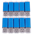Miniatyrbillede 2 af 5: 10 x USB Hukommelse 2.0 Memory Stick Flash Drev 128MB Gave Blå