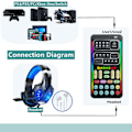 Miniatyrbild 5 av 5: Röstförvrängare Handhållen Mikrofon Röstförvrängare med Ljud Multifunktionella Effekter Maskin för Telefon